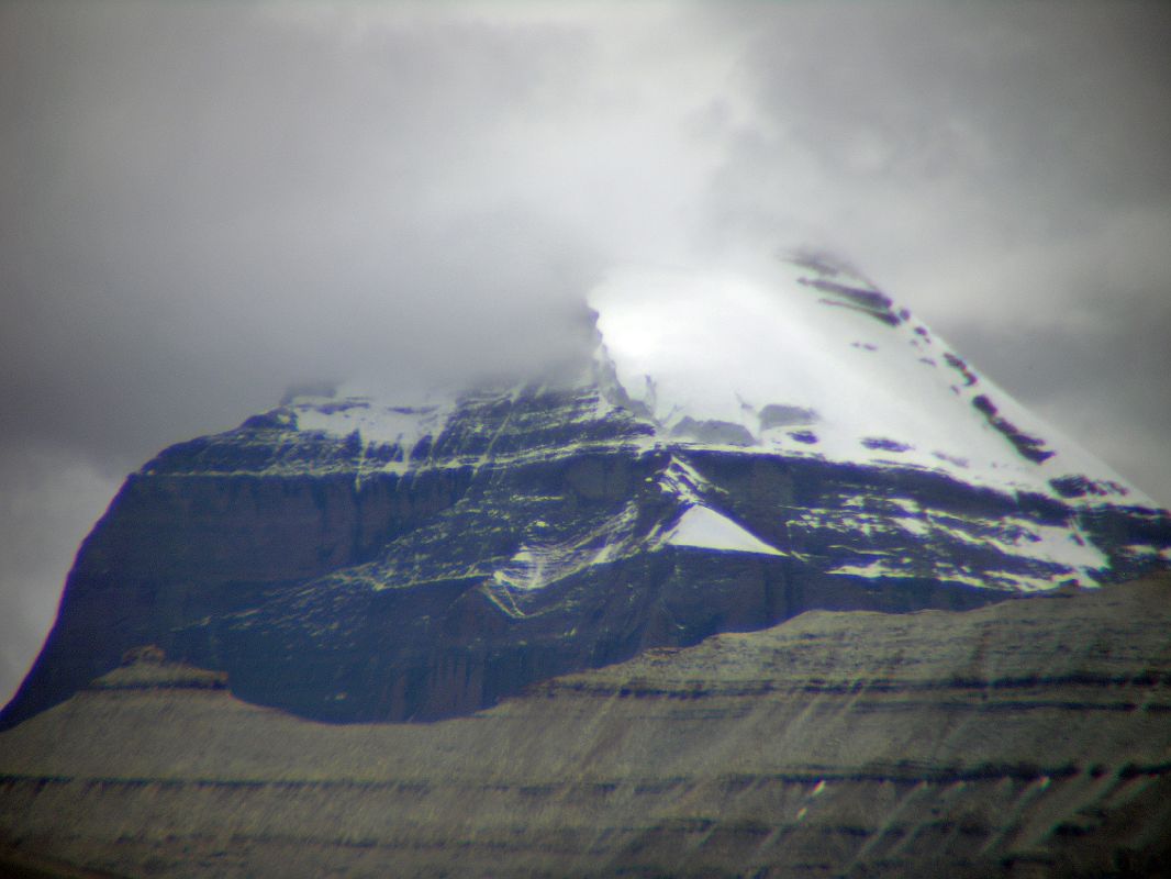 Tibet Kailash 08 Kora 02 Kailash West Face From Beyond Darchen